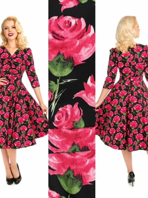 English Rose swing dress