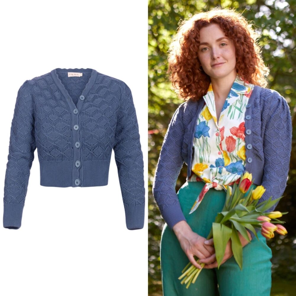 Leah basket knitted cardigans