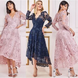 Maggie long sleeve lace dress