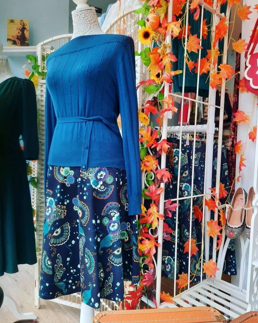 Peacock skirt