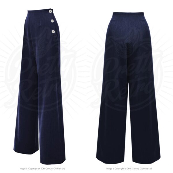 Josephine swing pants in Navy Blue